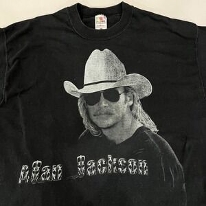Vintage Alan Jackson Tour Concert T-Shirt  Size XL Big Face